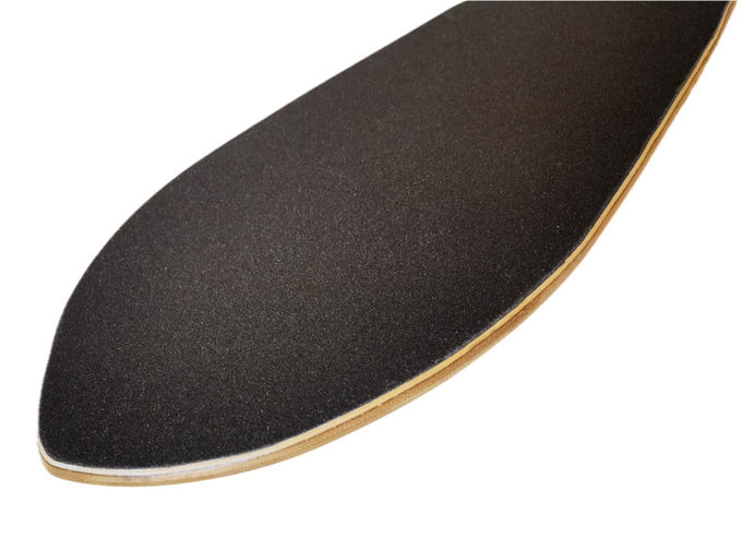 Sturdy Black Street Surfing Skateboard Land Surfing Board Customized Graphic