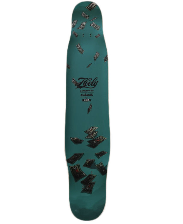 Private Label Hardwood Longboard Deck Patterned Dancing Longboard For Beginners