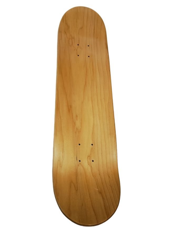 Eco Friendly Canadian Maple Wood Skateboards Customized Shape