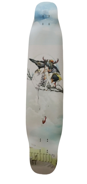 Seven Layers Maple Dancing Longboard Deck Eco Friendly High Durability