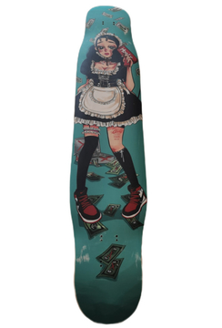 Private Label Hardwood Longboard Deck Patterned Dancing Longboard For Beginners